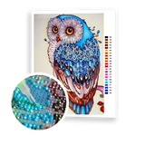 Diamond Painting Blue Owl