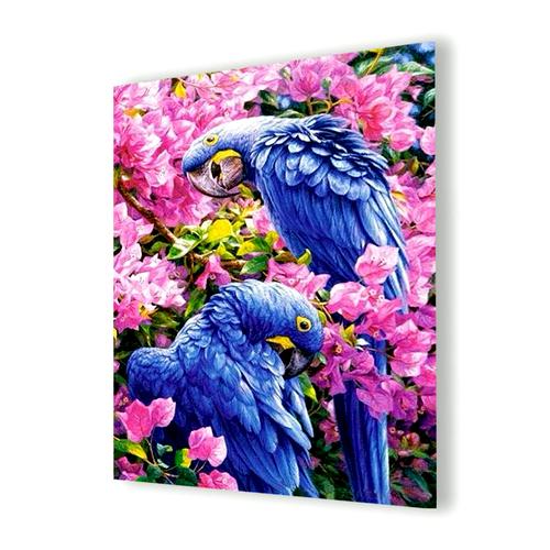 Blue Parrots Diamond Painting - 1