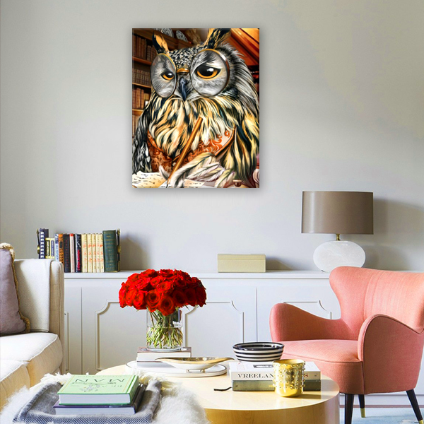 Diamond Painting Sleepy owl