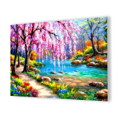 River in the Forest Diamond Painting - 1