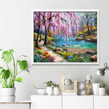 River in the Forest Diamond Painting - 3
