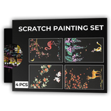 Animals and Flowers Scratch Set