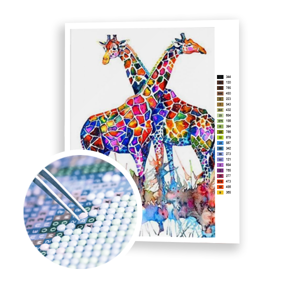 Diamond Painting Giraffe Art