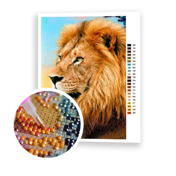 Diamond Painting Proud Lion