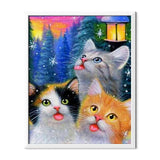 Cats In Winter Diamond Painting - 1