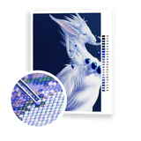 Diamond Painting White Dragon