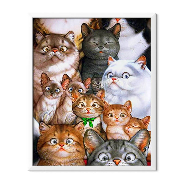 Surprised Cats Diamond Painting - 1