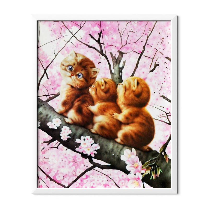 Three Cats Diamond Painting - 1