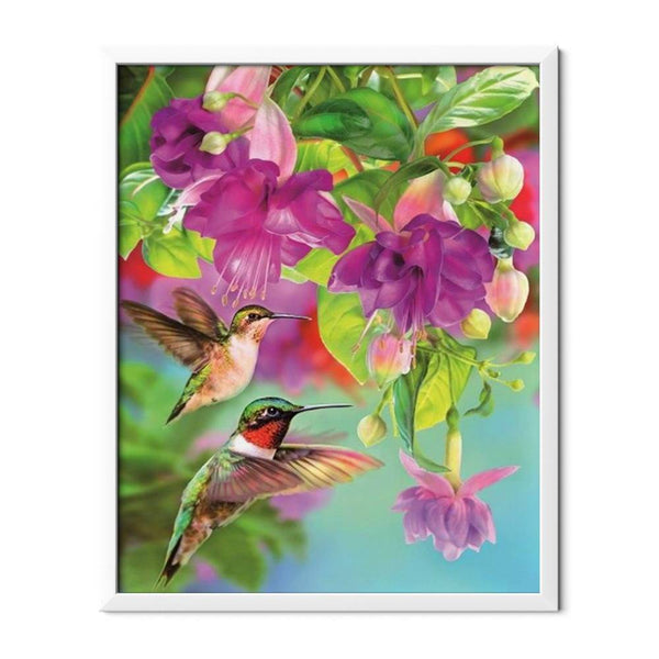 Two Hummingbirds Diamond Painting - 1