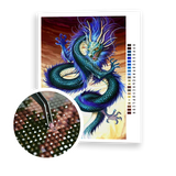 Diamond Painting Blue Dragon