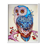 Blue Owl Diamond Painting Diamond Painting - 2