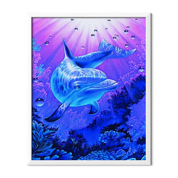 Free Dolphin Diamond Painting - 1