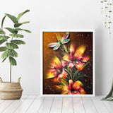 Dragonfly And Lilies Diamond Painting - 3