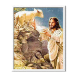 Jesus And Lamb Diamond Painting - 2