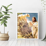 Jesus And Lamb Diamond Painting - 3
