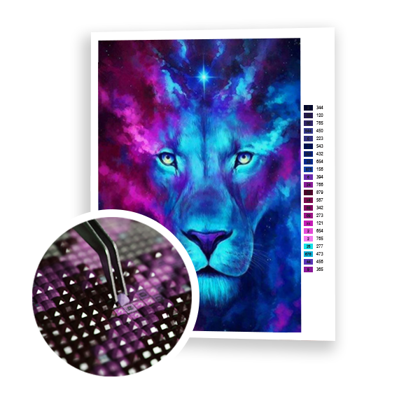 Diamond Painting Georgeous Lion