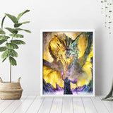 Angry Dragon Diamond Painting - 3