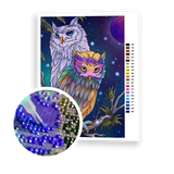 Diamond Painting Two Owls