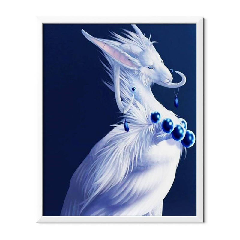White Dragon Diamond Painting - 1