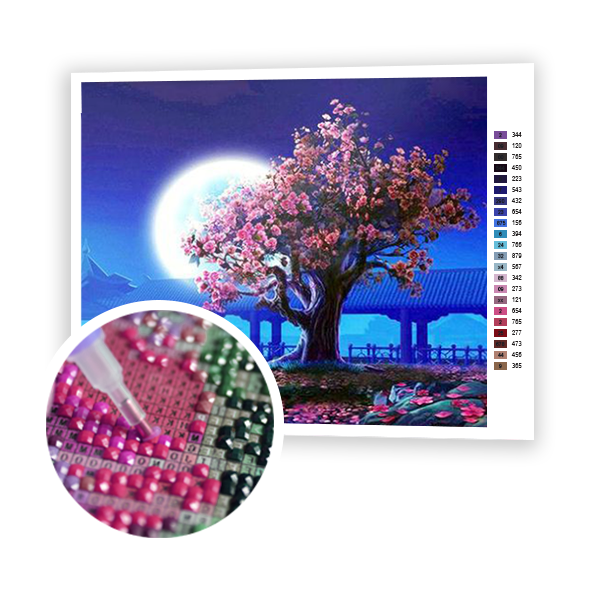 Diamond Painting Midnight Tree