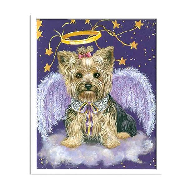 Angelic Dog Diamond Painting - 2