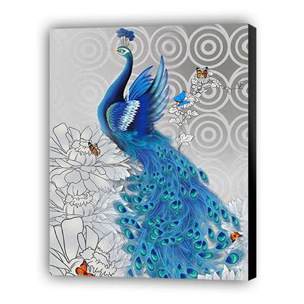 Blue Peacocks