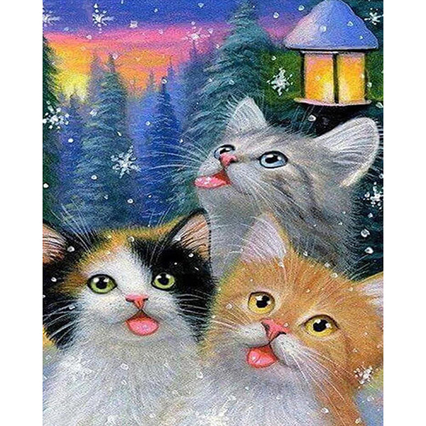 Cats In Winter