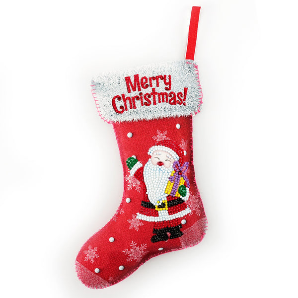 Diamond sock "Merry Christmas" #1