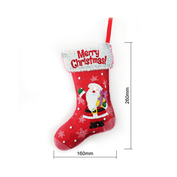 Diamond sock "Merry Christmas" #1