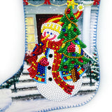 Diamond sock "Merry Christmas" #2