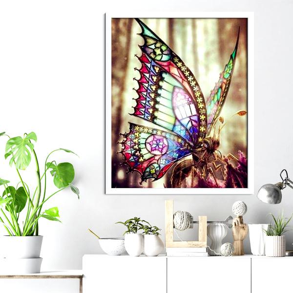 Stained Glass Butterfly Diamond Painting - 3