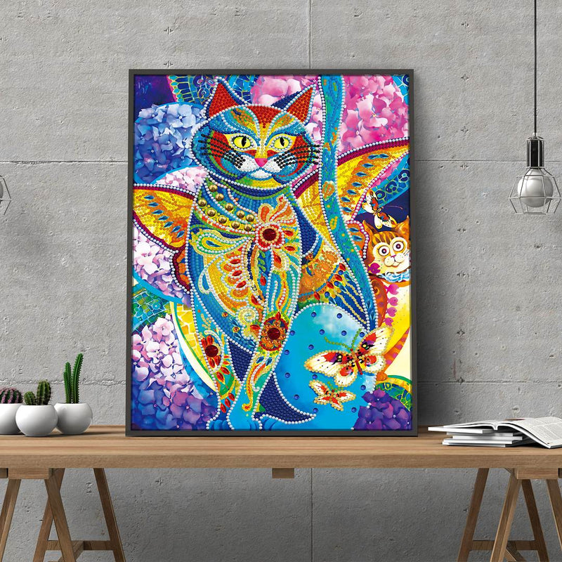 Diamond Painting Glowing cat