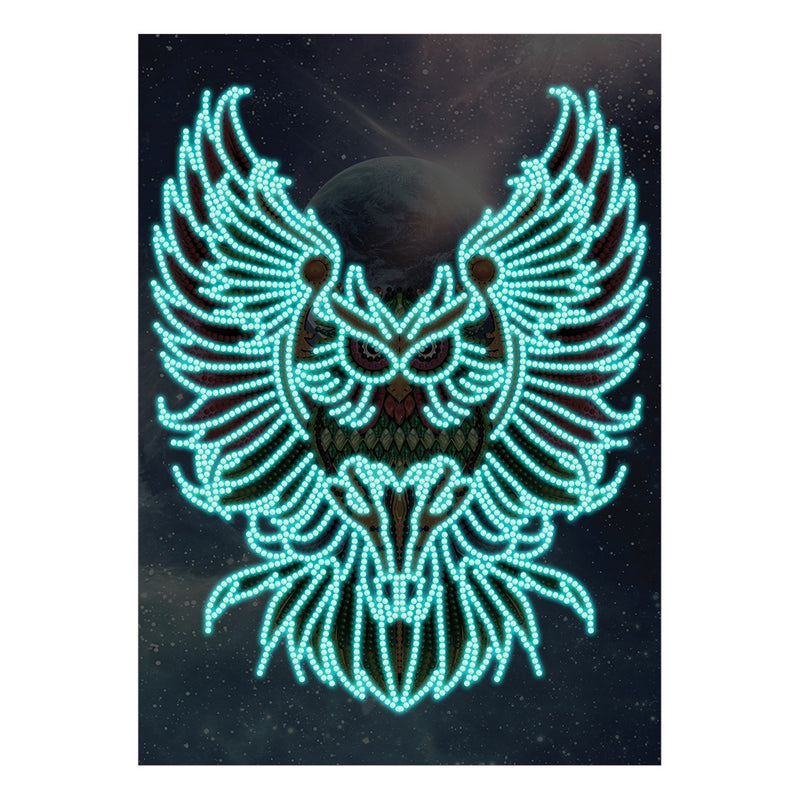 Diamond Painting Glowing owl