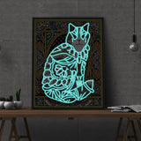 Diamond Painting Glowing cat #3