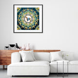 Diamond Painting Glowing mandala #6