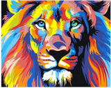 Colorful lion