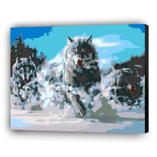Snow wolves