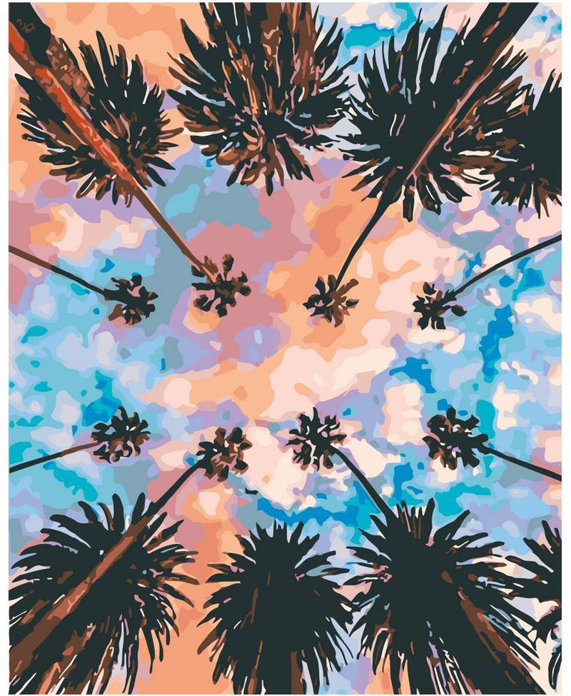 Colored palms