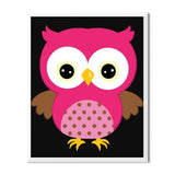 Pink Owl Diamond Painting - 2