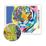 Diamond Painting Colorful Tiger