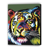 Multicolored tiger